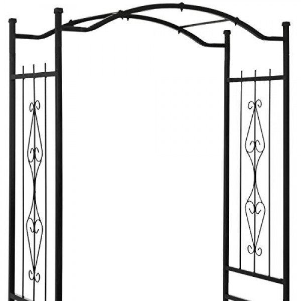 Best Choice Products Decorative Steel Garden Arch Arbor Trellis fo...