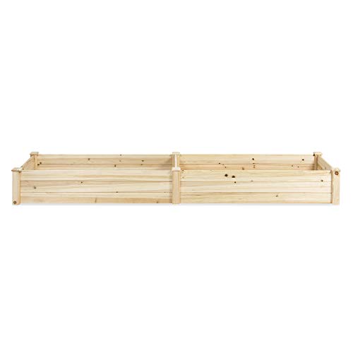 Best Choice Products Vegetable Raised Garden Bed Patio Backyard Gr...