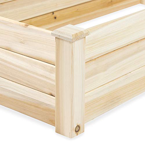 Best Choice Products Vegetable Raised Garden Bed Patio Backyard Gr...