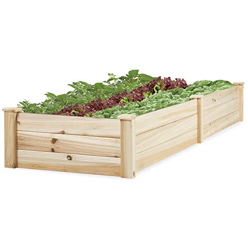 Best Choice Products Vegetable Raised Garden Bed Patio Backyard Gr...