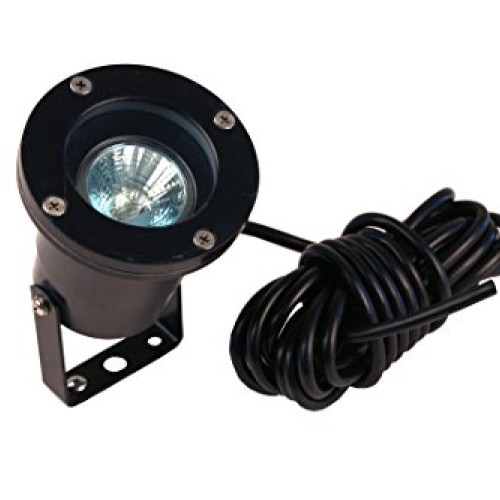 12V Landscape Lighting 3W LED Underwater Pond Light in Black Finis...