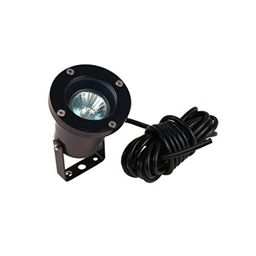 12V Landscape Lighting 3W LED Underwater Pond Light in Black Finis...