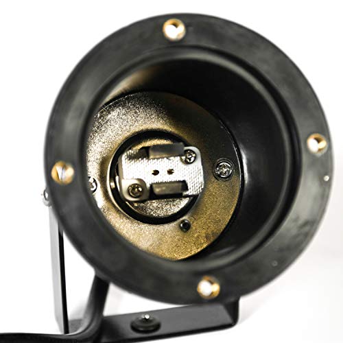 12V Landscape Lighting 9W LED Underwater Pond Light in Black Finis...