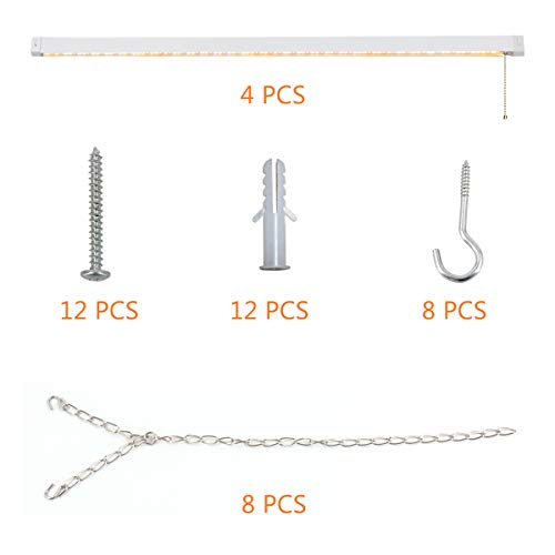 4FT LED Grow Light, Full Spectrum Sunlight Replacement, Sunlight I...