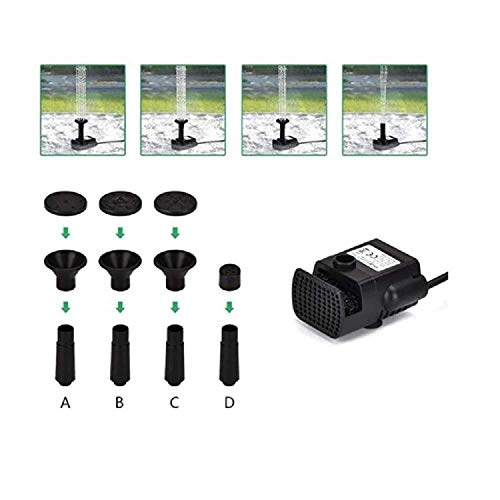 BESTC 1.8W Solar Fountain Water Pump for Bird Bath Solar Powered F...