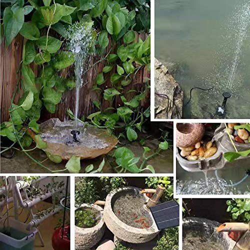 BESTC 1.8W Solar Fountain Water Pump for Bird Bath Solar Powered F...