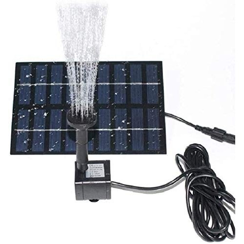 BESTC 1.8W Solar Fountain Water Pump for Bird Bath Solar Powered F...