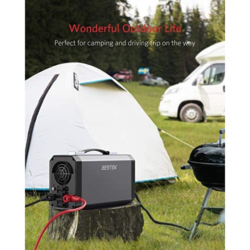 BESTEK 1000W Pure Sine Wave Power Inverter DC 12V to 110V AC Car I...