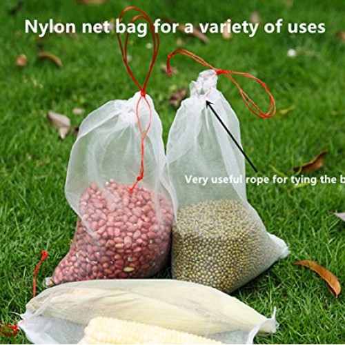 REDODECO 30pcs Garden Reusable Nylon Fruit Plants Protection Netti...