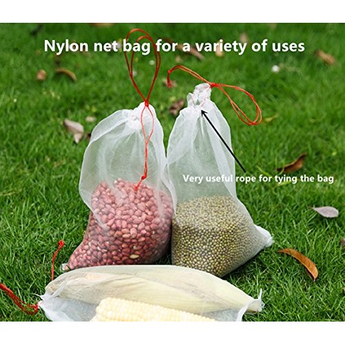 REDODECO 30pcs Garden Reusable Nylon Fruit Plants Protection Netti...