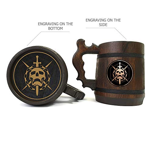 Destiny Raid Beer Stein, Gift For Him, Personalized Beer Mug, Cust...
