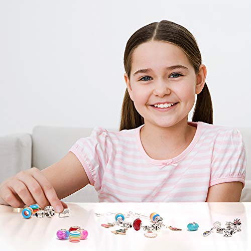 Charm Bracelet Making Kit Jewelry Making Supplies Bead Kits for Gi...