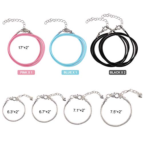 Charm Bracelet Making Kit Jewelry Making Supplies Bead Kits for Gi...