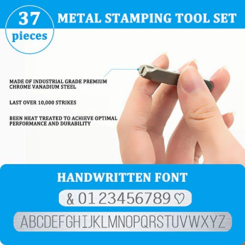 BESTNULE Number and Letter Stamp Set A-Z, 0-9 and “&”, “Love” Sym...