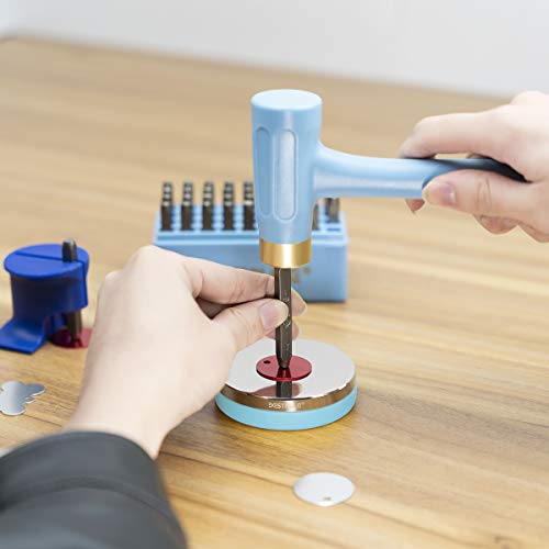 BESTNULE Professional Steel Bench Block, Covered with TPR Soft Pla...
