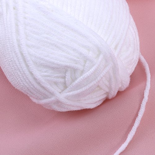 BESTOMZ 50g Milk Knitting Cotton Yarn Warm Soft Chunky Hand-woven ...
