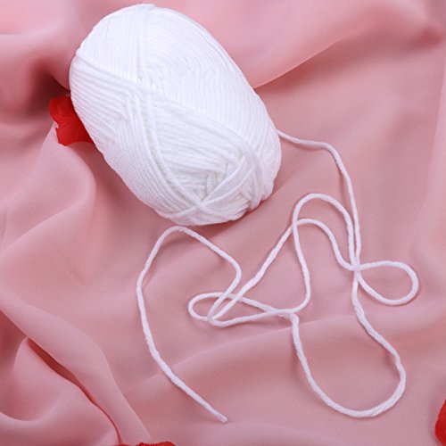 BESTOMZ 50g Milk Knitting Cotton Yarn Warm Soft Chunky Hand-woven ...