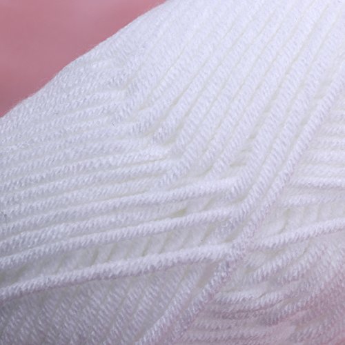 BESTOMZ 50g Milk Knitting Cotton Yarn Warm Soft Chunky Hand-woven ...