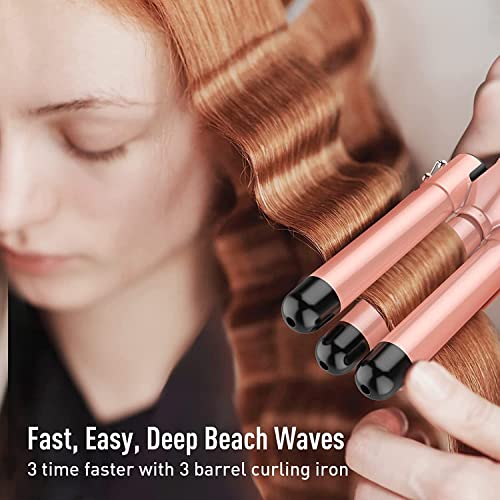 Waver Curling Iron Curling Wand - BESTOPE PRO 5 in 1 Curling Wand ...