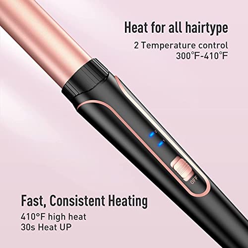 Waver Curling Iron Curling Wand - BESTOPE PRO 5 in 1 Curling Wand ...