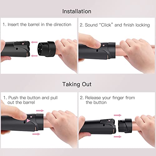 Waver Curling Iron Curling Wand - BESTOPE PRO 5 in 1 Curling Wand ...