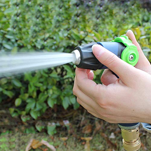 High Pressure Hose Nozzle Sprayer Aluminum Alloy Water Hose Nozzle...