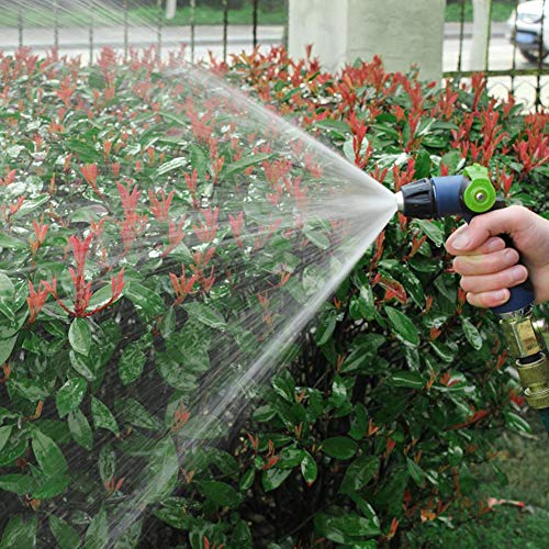 High Pressure Hose Nozzle Sprayer Aluminum Alloy Water Hose Nozzle...