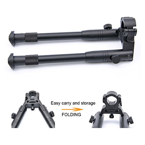 BESTSIGHT Clamp-on Bipod for Rifles 6-9 inch Folding Hard Bipod Ad...