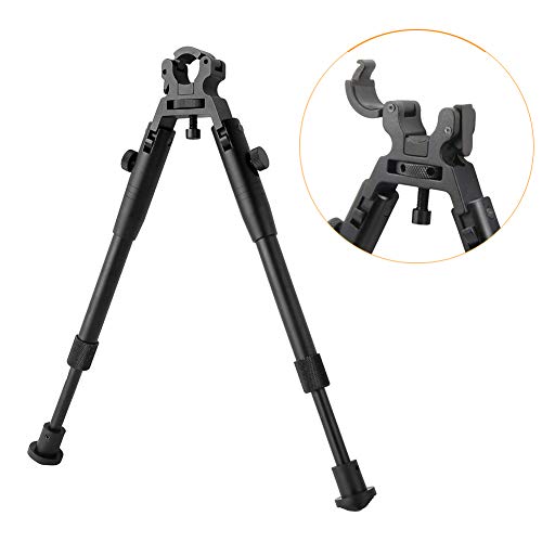BESTSIGHT Clamp-on Bipod for Rifles 6-9 inch Folding Hard Bipod Ad...