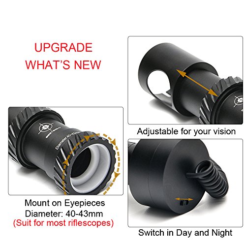 BESTSIGHT DIY Digital Night Vision Scope for Rifle Hunting with Ca...