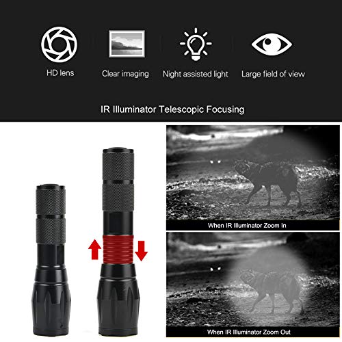 BESTSIGHT DIY Digital Night Vision Scope for Rifle Hunting with Ca...