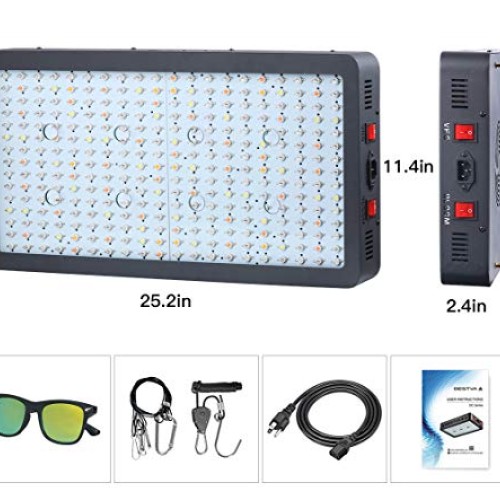 BESTVA DC Series 4000W LED Grow Light Full Spectrum Grow Lamp for ...