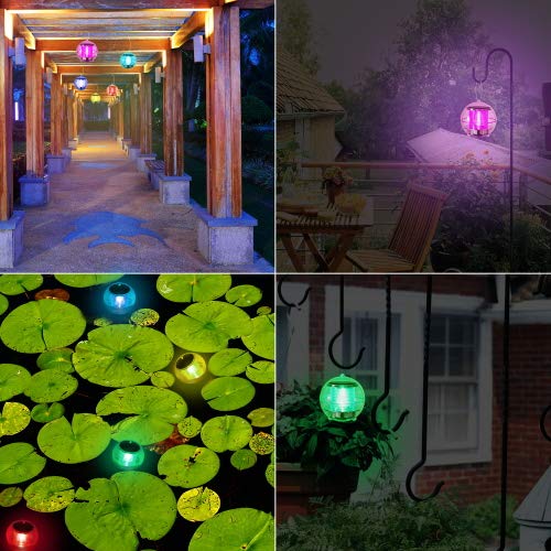 BeTIM Solar Floating Pool Lights 2019 Upgraded Waterproof Pond Lig...