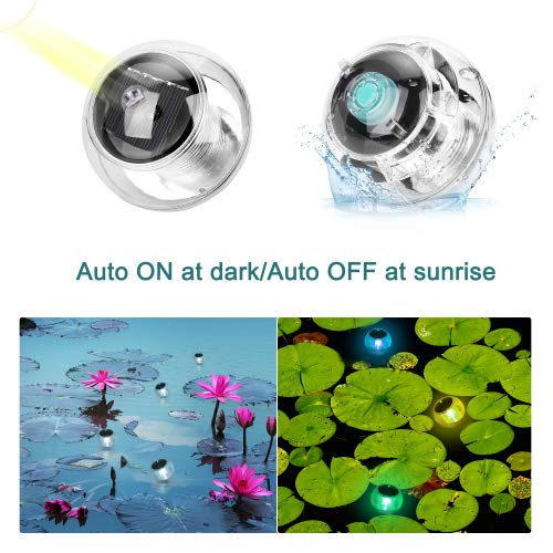 BeTIM Solar Floating Pool Lights 2019 Upgraded Waterproof Pond Lig...