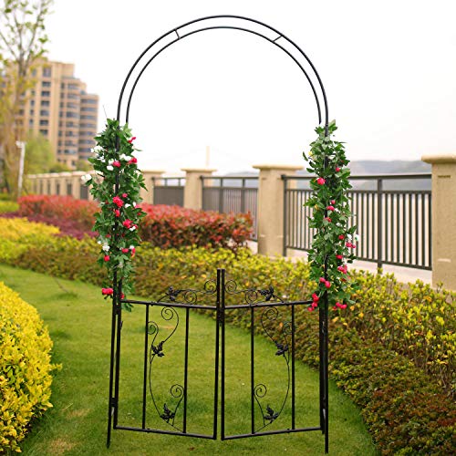 Better Garden Steel Garden Arch, 76 High x 39 Wide, Garden Arb...
