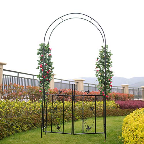 Better Garden Steel Garden Arch, 76 High x 39 Wide, Garden Arb...