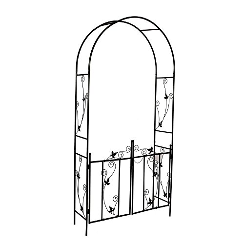 Better Garden Steel Garden Arch, 76 High x 39 Wide, Garden Arb...