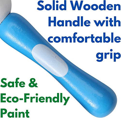 4 Pack Jump Ropes with Wood Handles for Kids - Animal Face Charact...