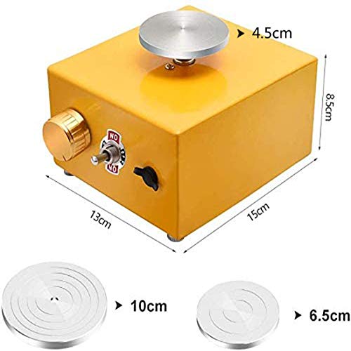 Mini Pottery Wheel Clay Machine, 2000 RPM Electric Pottery Wheel D...