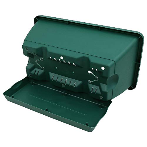 Beyoung 6 Packs Window Box Planter, 14 x 7.4 x 5.8 Inches Green Fl...