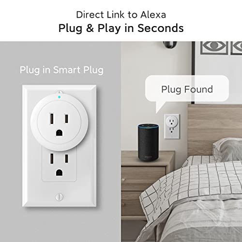 Beysen Smart Plug, Smart Outlet Bluetooth Mesh, Smiple Set Up, Ale...