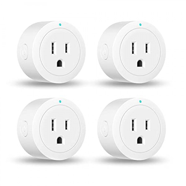 Beysen Smart Plug, Smart Outlet Bluetooth Mesh, Smiple Set Up, Alexa App Remote Control and Alexa Voice Control, ETL & FCC Certified, 4 Pack