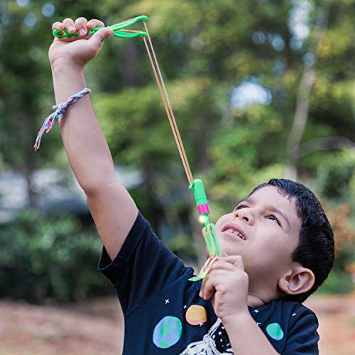 bhappy Rocket Slingshot Copters with LED Lights 6 pcs Copters 2 pc...