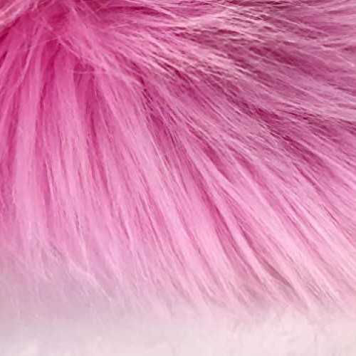 Bianna Luxury Faux Fur Shag Shaggy Fabric Piece Square Rectangle S...