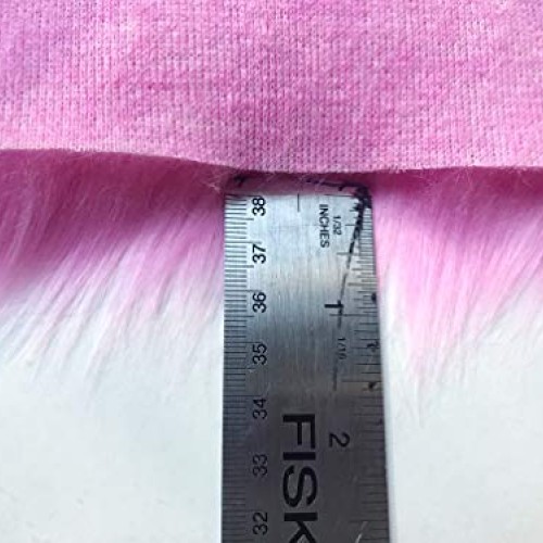 Bianna Luxury Faux Fur Shag Shaggy Fabric Piece Square Rectangle S...