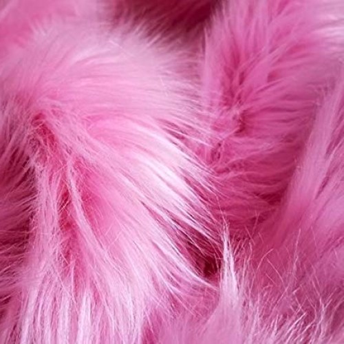 Bianna Luxury Faux Fur Shag Shaggy Fabric Piece Square Rectangle S...