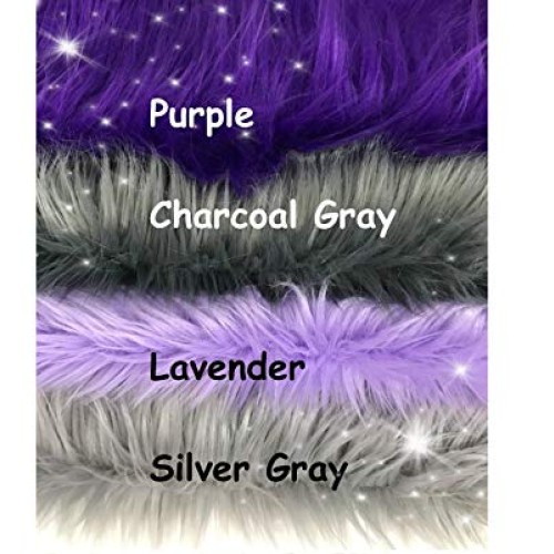 Fast Shipping! Luxury Mixed Colors Faux Fur Scrap Bag Fabric Piece...