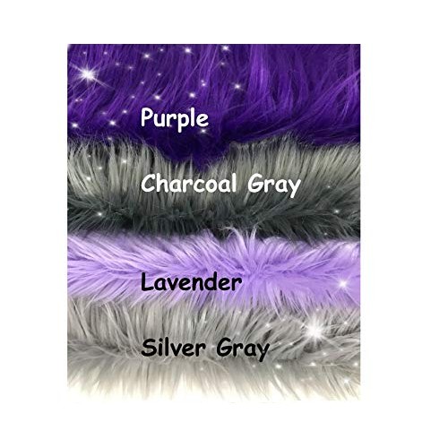 Fast Shipping! Luxury Mixed Colors Faux Fur Scrap Bag Fabric Piece...
