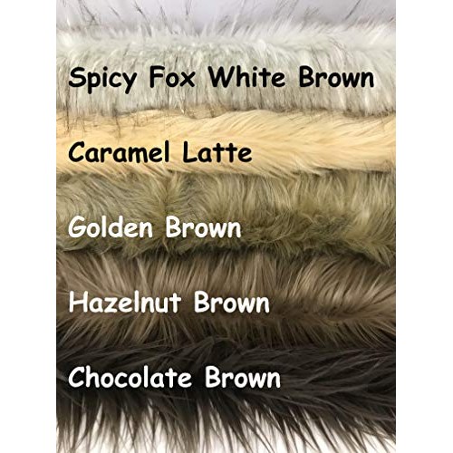 Ready to Ship! Luxury Mixed Colors Faux Fur Scrap Bag Fabric Piece...