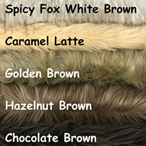 Ready to Ship! Luxury Mixed Colors Faux Fur Scrap Bag Fabric Piece...